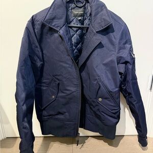 Banana Republic Dark Blue Bomber Jacket